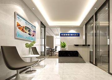 廣州乾基實業公司辦公室裝修案例 廣州乾基實業公司辦公室裝修案例