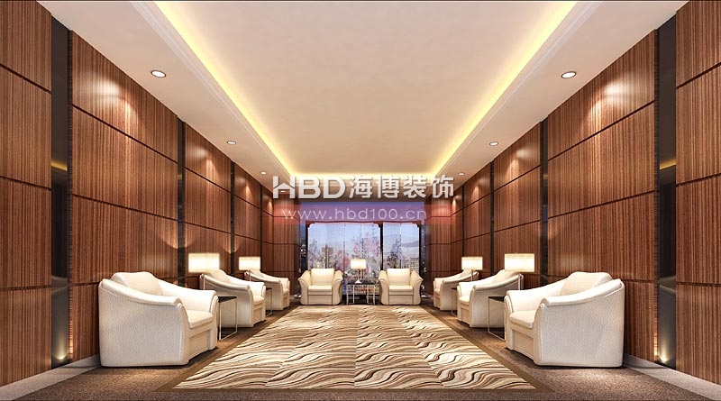 廣東隆鑫投資公司珠江新城寫(xiě)字樓裝修 洽談室設(shè)計(jì)