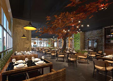 水楓林主題餐廳設計裝修 水楓林主題餐廳設計裝修