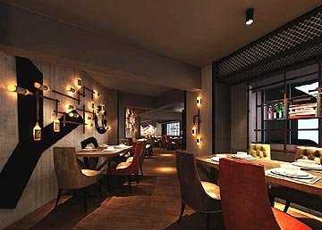 一道光麻辣頌主題餐廳裝修設計 一道光麻辣頌主題餐廳裝修設計