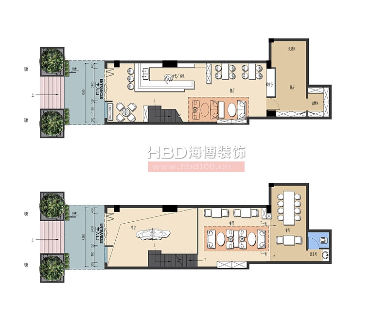 咖啡廳設(shè)計平面方案